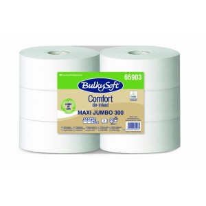 BulkySoft Comfort, papier toaletowy ekologiczny, maxi jumbo, 6 rolek