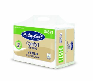 BulkySoft Comfort Eco, ręczniki papierowe, typ V-Fold, 24x21cm, opakowanie 3000 szt