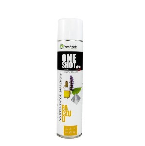 Freshtek, One Shot, odświeżacz powietrza, paczuli, 600ml