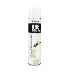 Freshtek, One Shot, odświeżacz powietrza, wanilia, 600ml